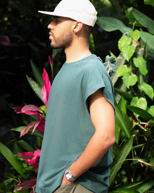 Camisilla tank verde