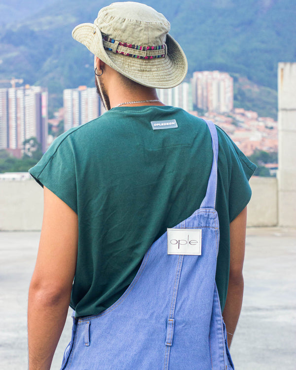 Camisilla tank verde