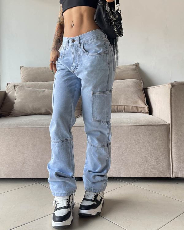 Jean cargo hielo