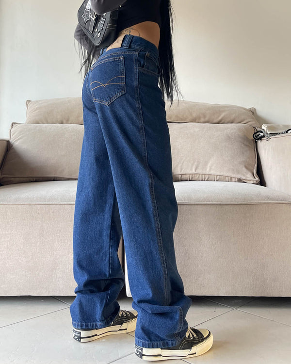Jean retro azul oscurisimo