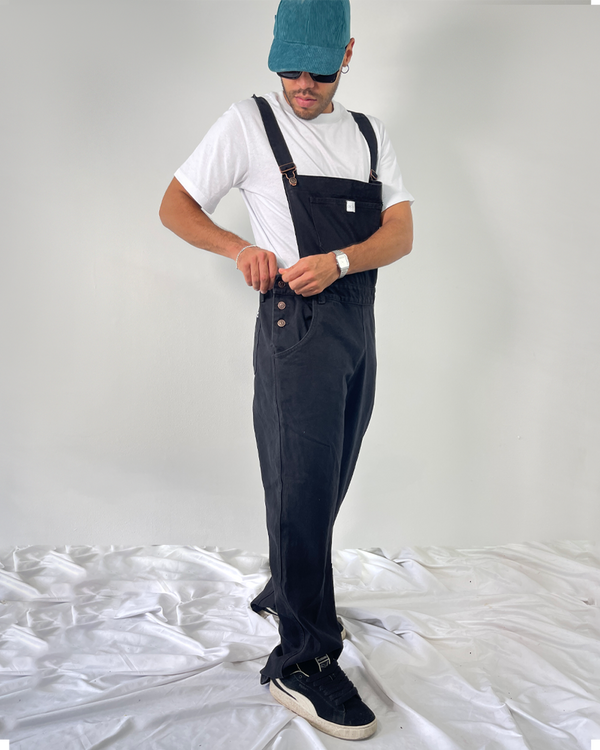 Overol retro man negro