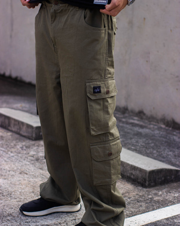 Pantalón jogging mar man verde militar