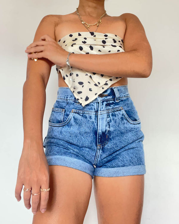 Short summer craquelado medio