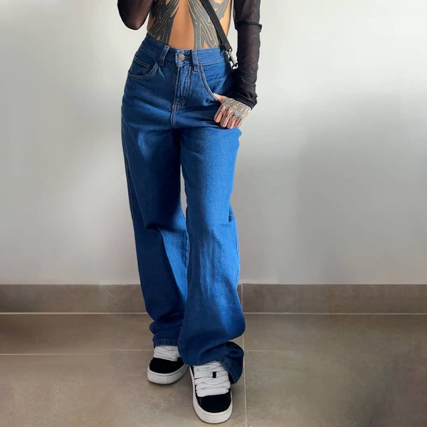 Jean straigh azul oscuro