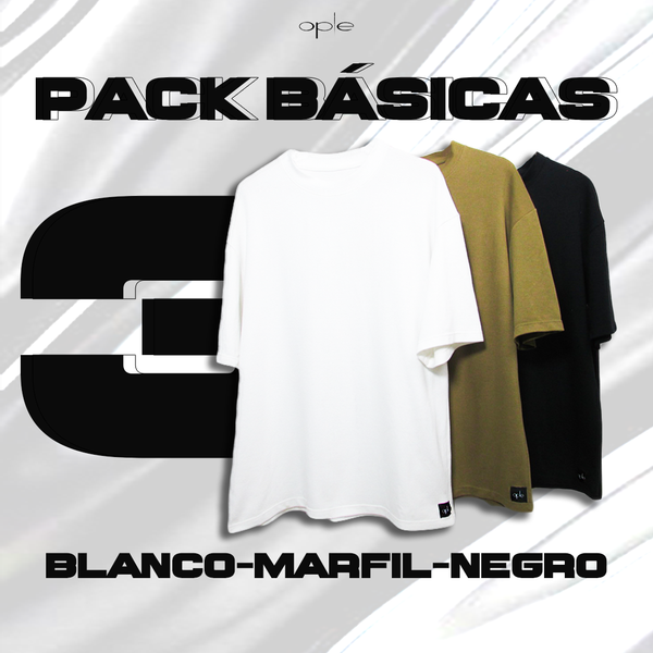 Pack x 3 básicas man