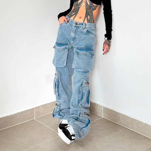 Jean cargo grey